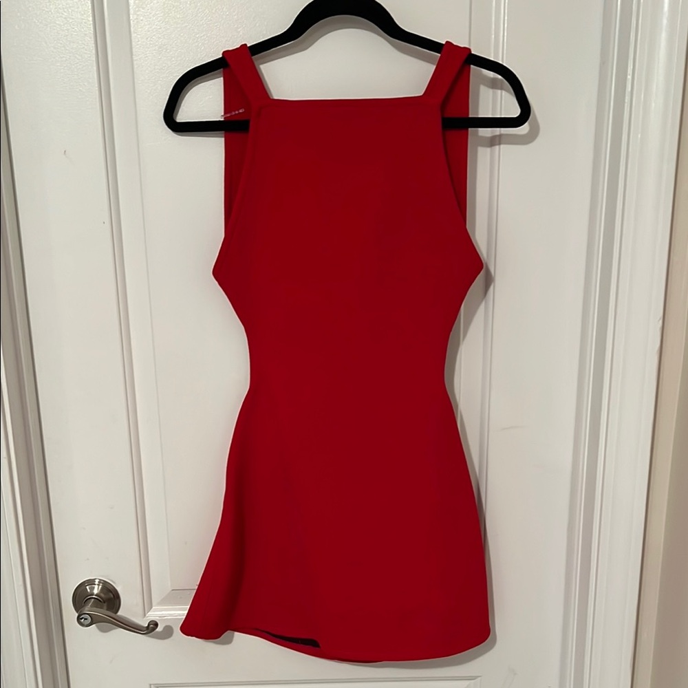 Zara Scarlet Sleeveless backless Mini Dress